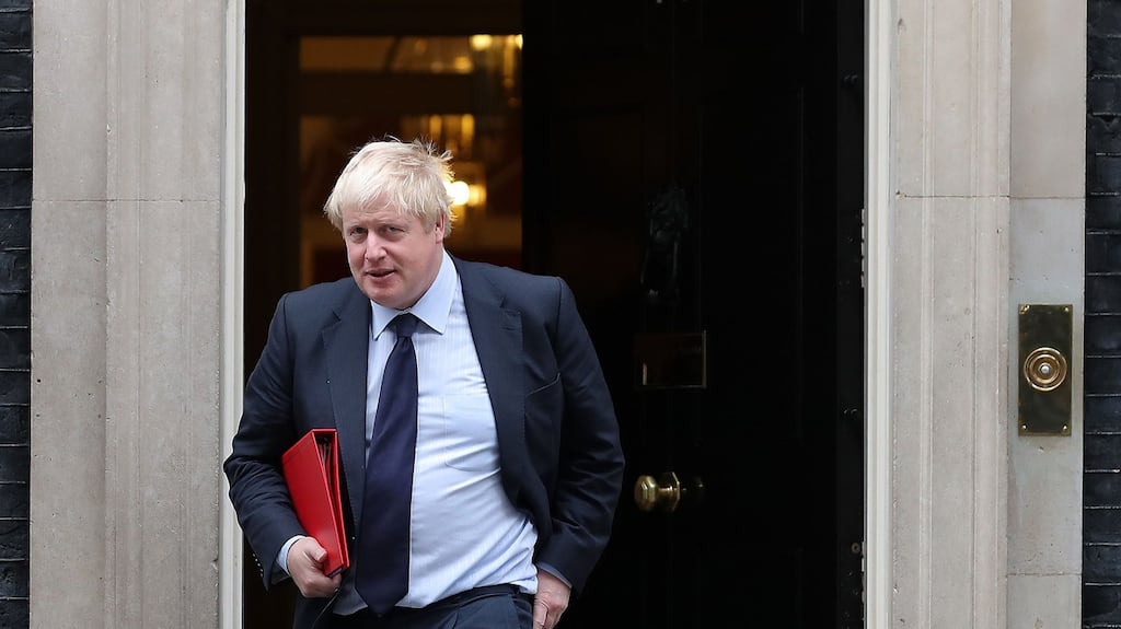 Britain’s foreign secretary, Boris Johnson: Britain will increase its financial offer for the divorce bill if the EU agrees to move on to talks about the future trading relationship. Photograph: Daniel Leal-Olivas/AFP/Getty Images