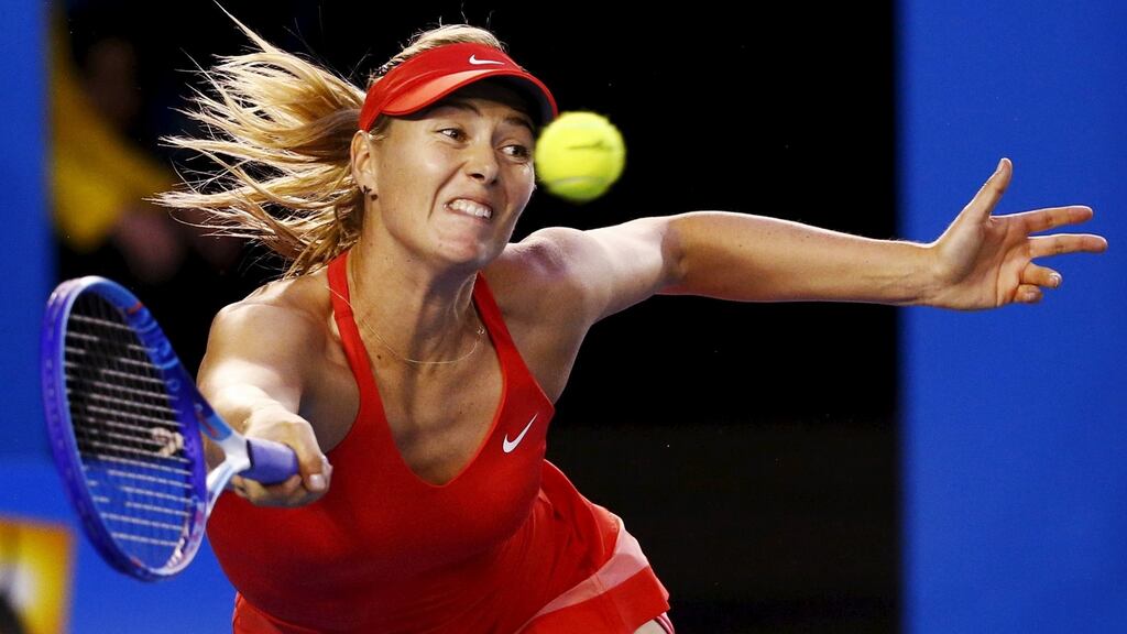 Maria Sharapova claimed to have been taking meldonium for 10 years and to be unaware it was added to Wada’s prohibited-substance list. Photograph: Thomas Peter/Reuters