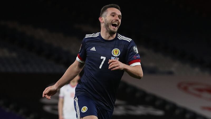 John McGinn’s Scotland are back at a major tournament for the first time since 1998. Photograph: Ian MacNicol/Getty