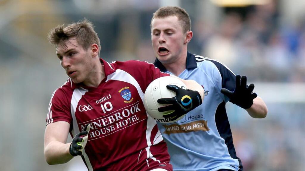 The energetic dash of Dublin half-back Jack McCaffrey caught Vinny’s eye and reminded him of a curly-haired tyro who once scored 3-7 against Dollymount Gaels in an underage challenge match in St Anne’s. Photograph: Ryan Byrne/Inpho