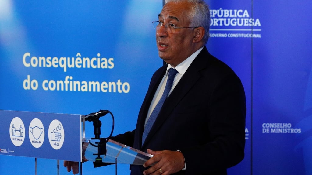 Portuguese prime minister Antonio Costa: ‘If nothing is done, the rise in infections will inevitably lead us to a situation of failure of our health system.’ Photograph: Getty