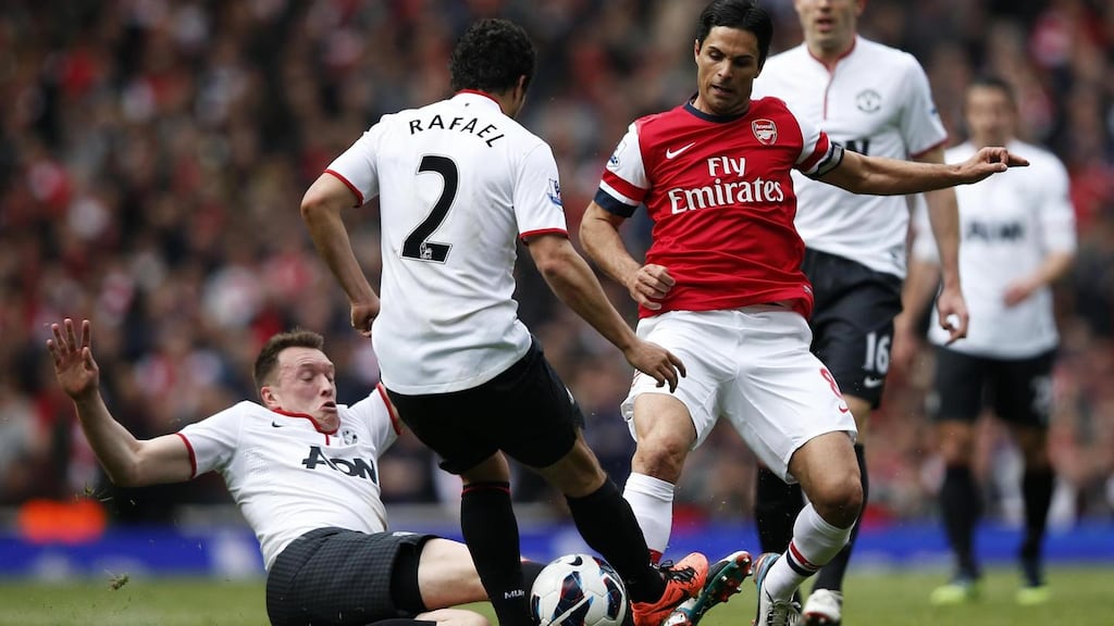 Barclays Premier League match between Arsenal and Manchester United. BT said it believed deals would be in place before the start of the next football season.