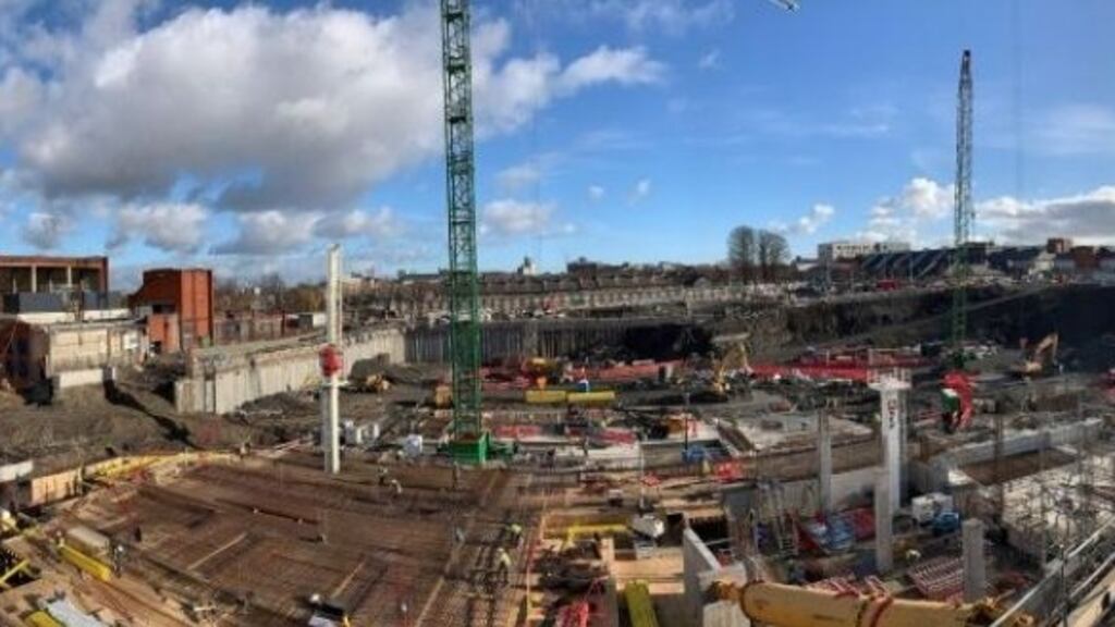 A view of the construction site of the national children’s hospital. File photograph Tom Honan