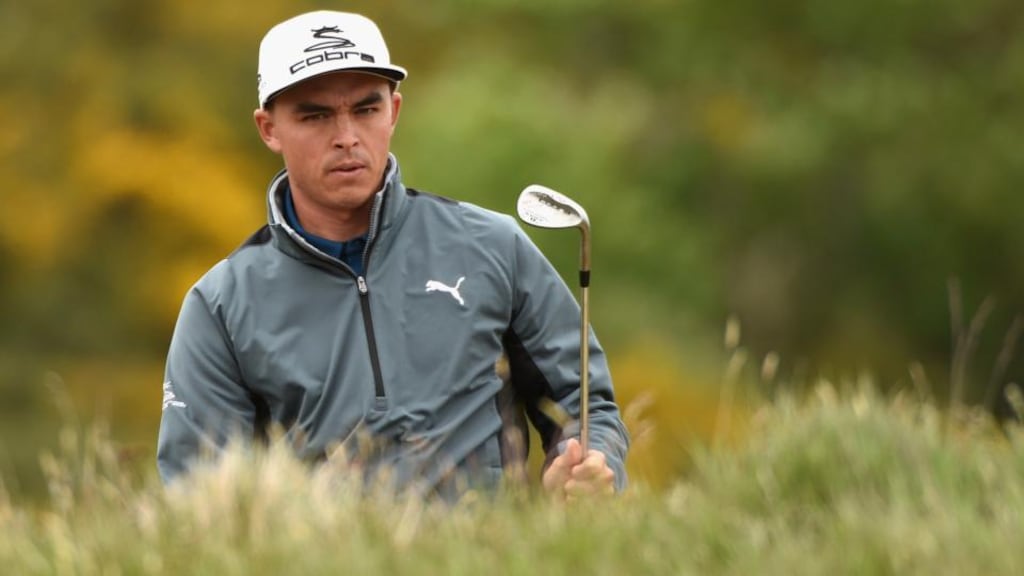 Rickie Fowler: “I had a great time. The fans were awesome at one of my favourite golf courses in the world.” Photograph: Ross Kinnaird/Getty