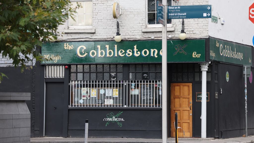 Founding member of The Stunning and The Walls Steve Wall said ‘the Cobblestone is unique. It’s one of the last few pubs in Dublin to hear traditional music and to experience Irish culture.’ Photograph: Bryan O Brien