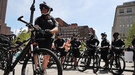 Cleveland tense and divided as Trump juggernaut arrives