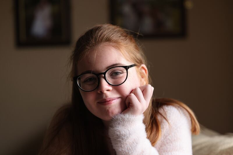 Of her daughter Rebecca, Gráinne Reid says: 'Without seizures, she is your normal, typical 13-year-old girl. Yet, her life is so hampered because of the threat of a seizure.' Photograph: Dara Mac Donaill