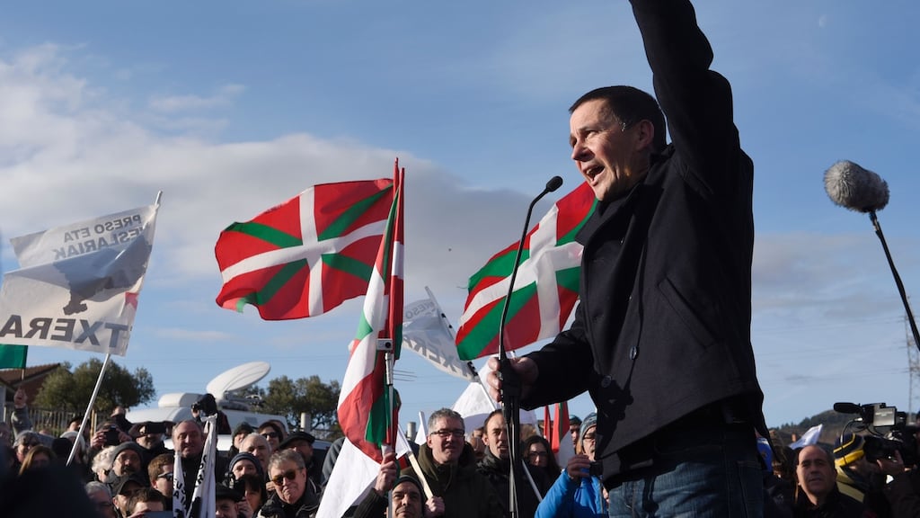 Arnaldo Otegi: leader of the party that used to be Eta’s political wing. Photograph: Ander Gillenea/AFP/Getty Images