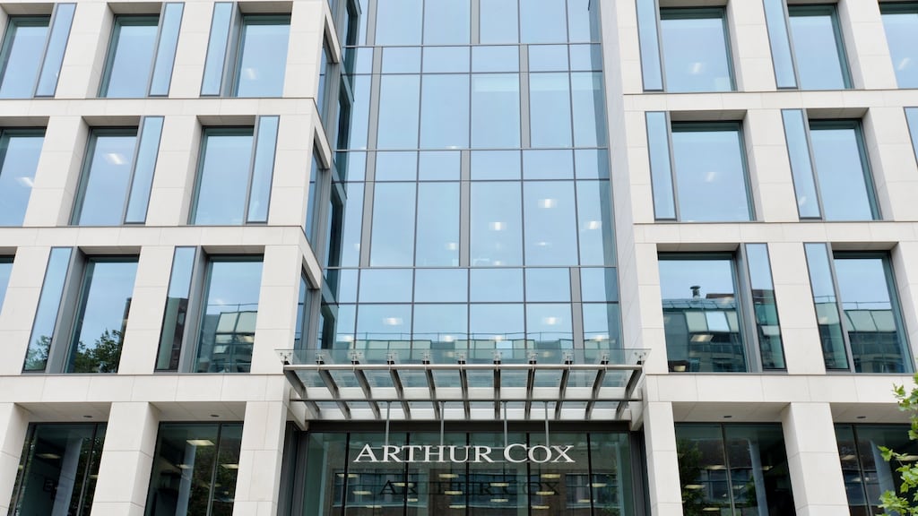Arthur Cox’s building on Hatch Street/ Earlsfort Terrace Corner: At first, Arthur Cox said a dual role meant it could not act for Siteserv or Island in any legal dispute between them. Photograph: Alan Betson