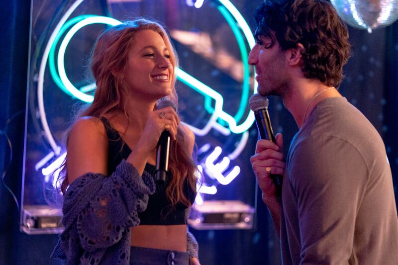 Blake Lively Justin Baldoni in It Ends With Us.Picture credit should read: Photograph: Nicole Rivelli/CTMG, Inc