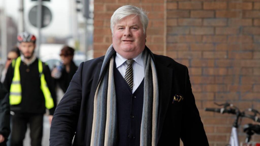Larry O’Mahony: he emerged from bankruptcy in Britain last year following a hearing at Macclesfield Crown Court in Cheshire, which had declared him bankrupt a year before. Photograph: Collins Courts