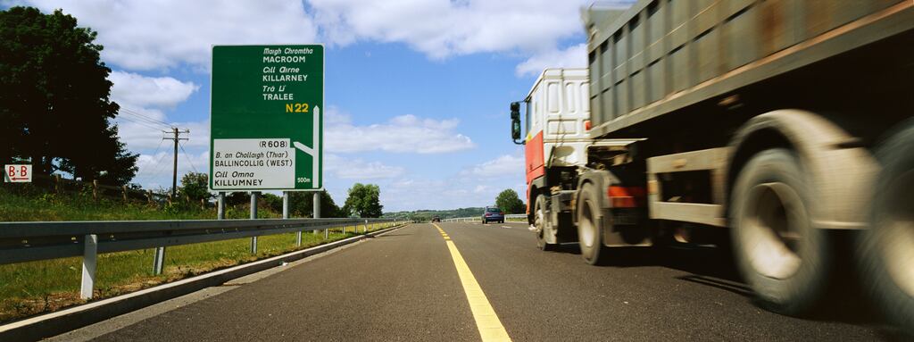 A comprehensive report for the Government recommends increased use of average-speed cameras on key roads throughout the State as well as variable speed limits on the M50 and other key motor routes. Photograph: Stockbyte/Getty