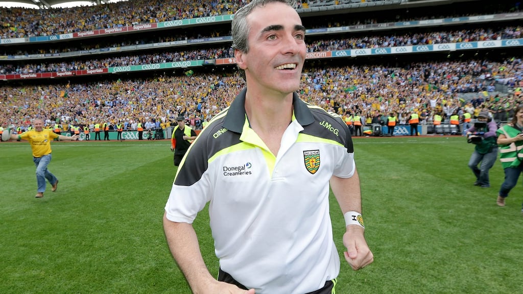 Former Donegal manager Jim McGuinness is the new coach of Charlotte Independence. Photograph: Morgan Treacy/INPHO