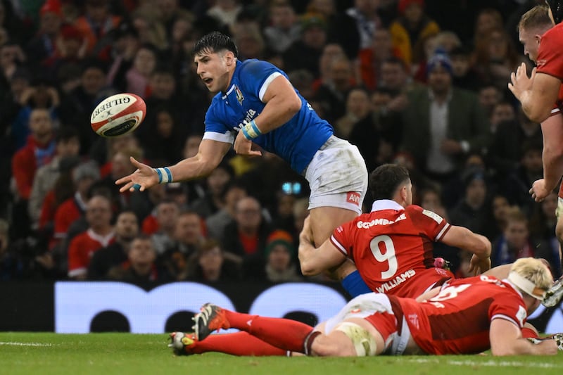 Italy’s Tommaso Menoncello. Photograph: Giuseppe Fama/Inpho