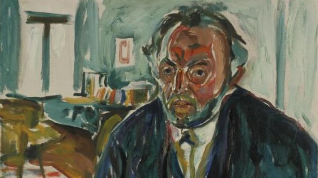 Edvard Munch’s  Self-Portrait after the Spanish Flu: The painting is deemed to reflect his trauma and survival in 1919 through its  vividly portrayed anguish.