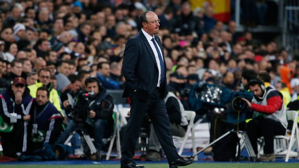 Real Madrid president Florentino Pérez has called a press conference as speculation grows over the future of manager Rafael Benítez. Photograph: Reuters