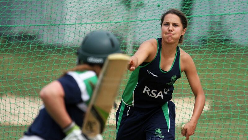 Between cricket and hockey Elena Tice has over 160 international caps – and she won’t be 22 until next month. Photograph: Barry Chambers/Inpho