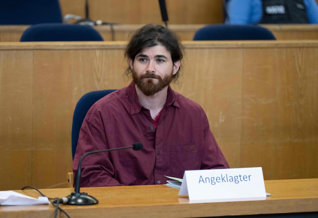 Prosecutors accused Albrecht of being a 'far-right terrorist'. Photograph: Boris Roessler/Getty Images