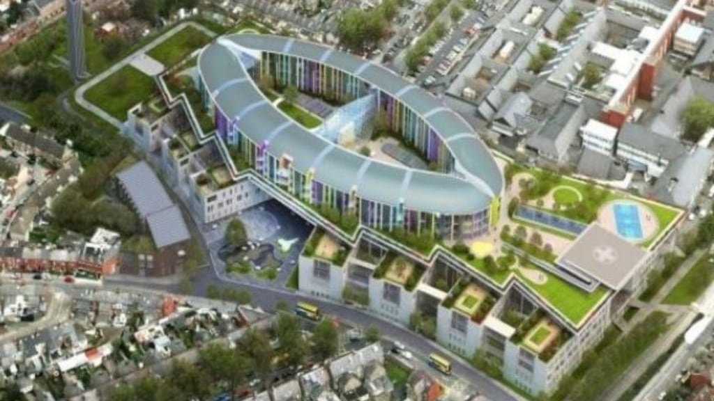 Residents claim their homes have been damaged by construction work on the National Children’s Hospital in Dublin