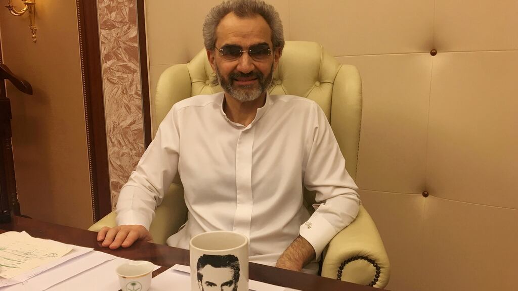 The Saudi government had, reportedly, demanded $6 billion from  Alwaleed bin Talal, whose worth is estimated at $17 billion. Photograph: Katie Paul/Reuters