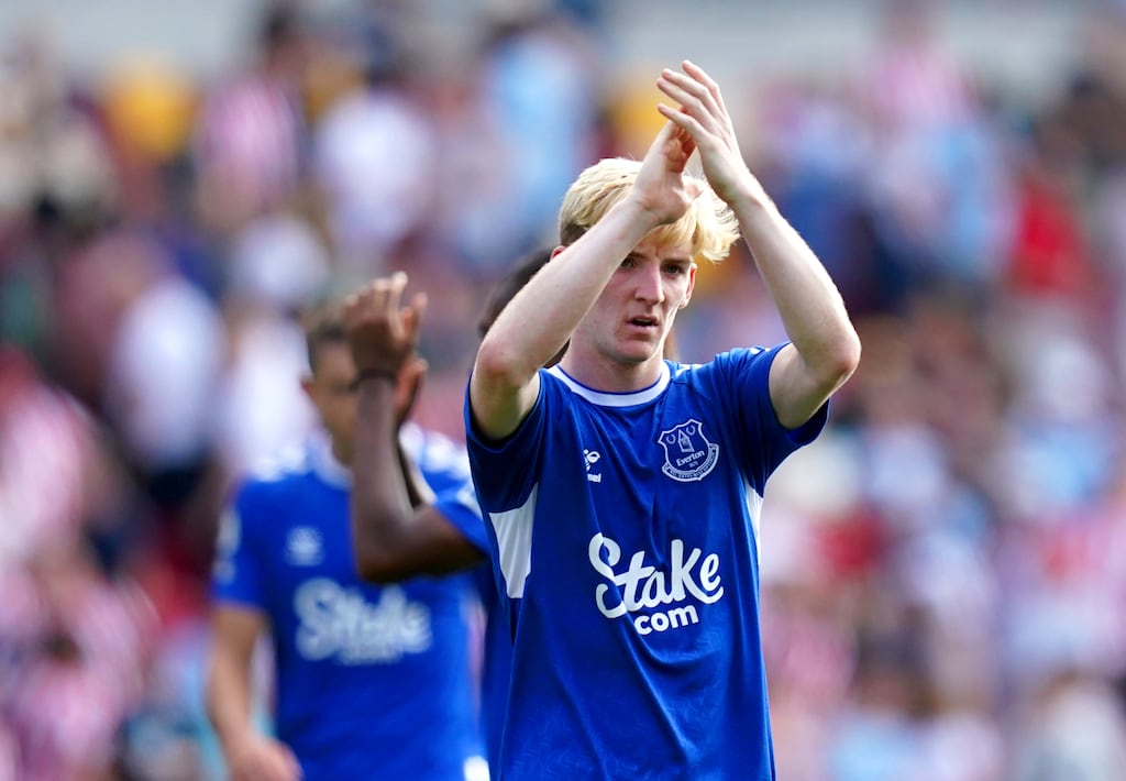 Everton's Anthony Gordon is one of Chelsea's top targets. Photograph: John Walton/PA Wires