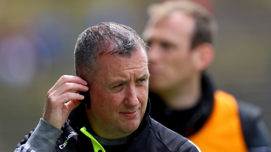 Niall Carew: the new Carlow manager will face an opening championship clash against Offaly. Photograph: James Crombie/Inpho