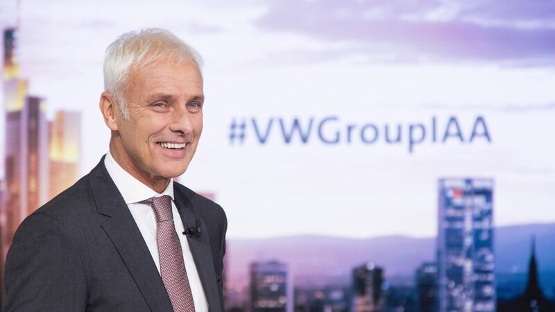 VW boss Matthias Müller: outlining the future direction for the car giant in an electric world