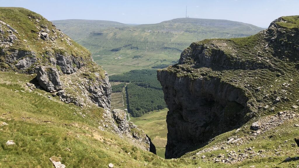The Cliffs of Annacuna, Dartry Mountains, Co Sligo, is home to some very interesting geological features