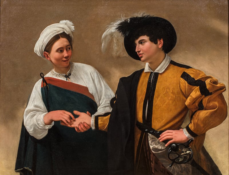 Caravaggio: The Fortune Teller. Photograph: Capitoline Museums, Rome