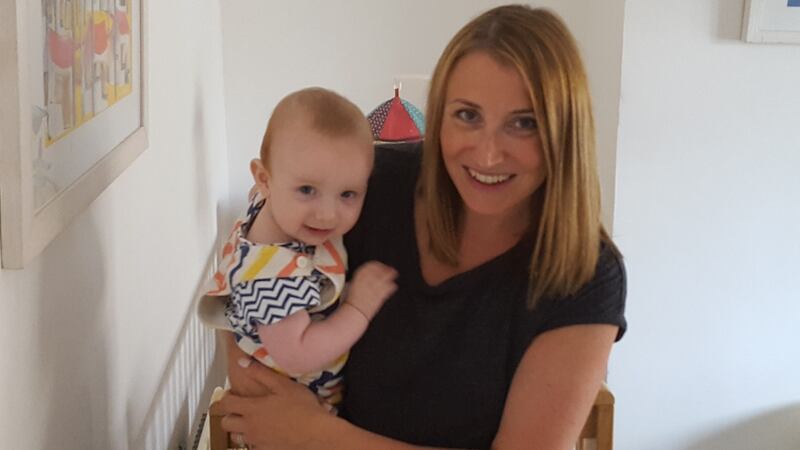 Mimi Murray and Jacob after his sleep training