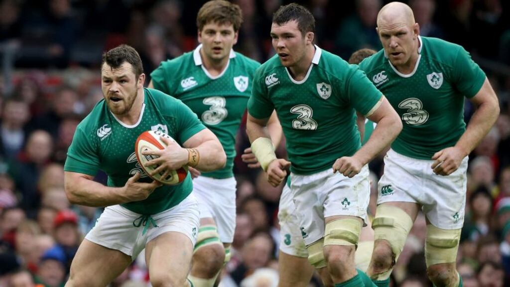 Cian Healy: set to win first start of this season’s Six Nation’s in Saturday’s meeting with Scotland at Murrayfield. Photograph: Dan Sheridan/Inpho.