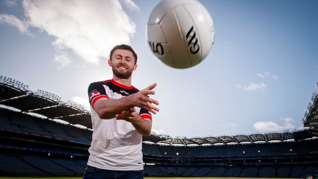 Dublin footballer Jack McCaffrey at the launch of the  Asian Gaelic Games, sponsored this year by  CurrencyFair. Photograph: Oisin Keniry/Inpho