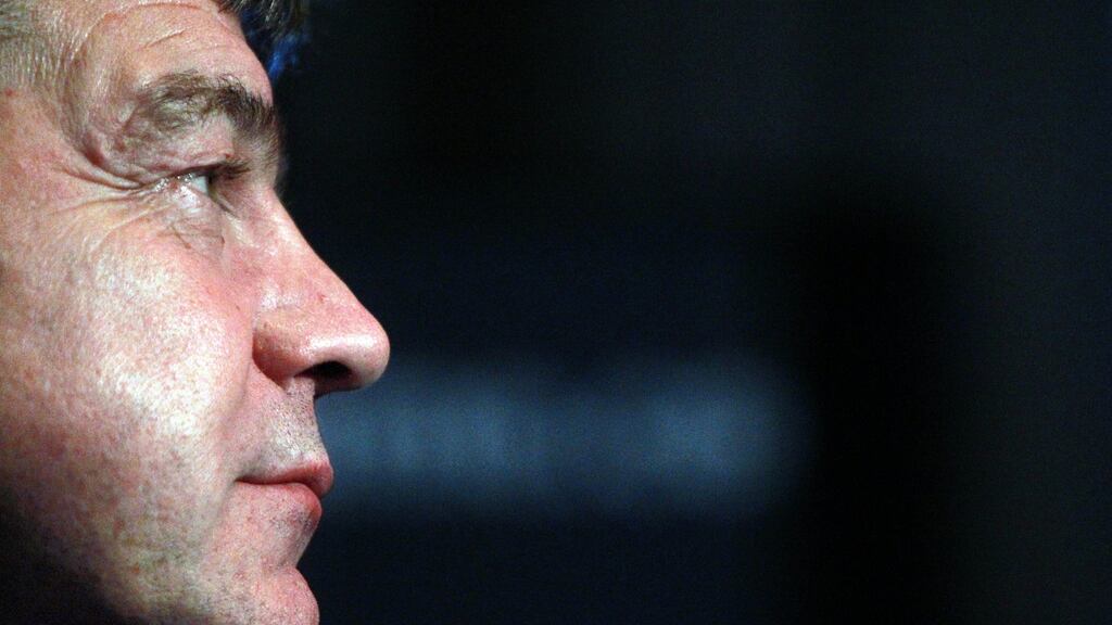 Sam Allardyce kept things pretty neutral at his unveiling as new England manager on Monday. Photograph: