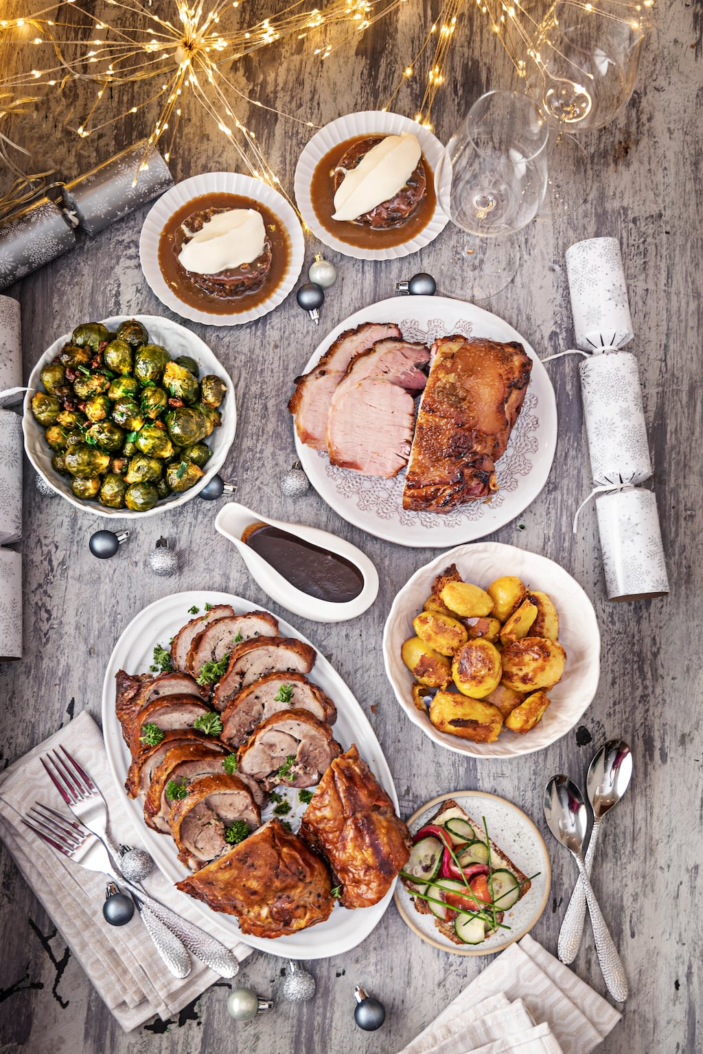 Dishes for Christmas lunch or dinner by Gráinne O’Keefe. Photograph: Harry Weir Photography