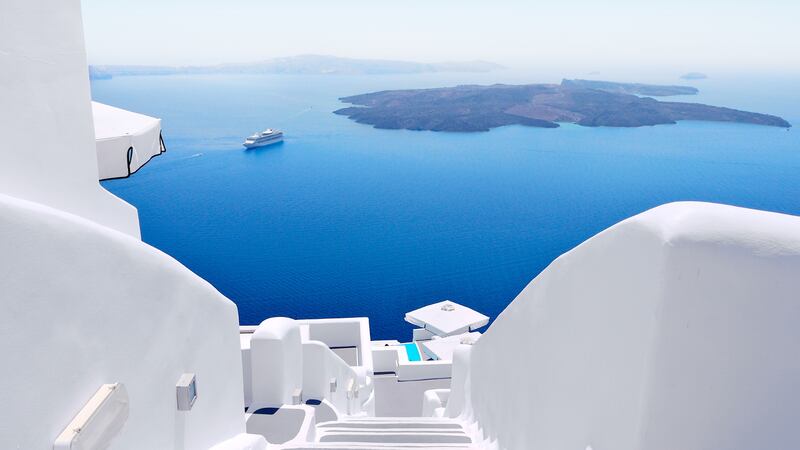 Santorini island promises sensational views, and even better sunsets.