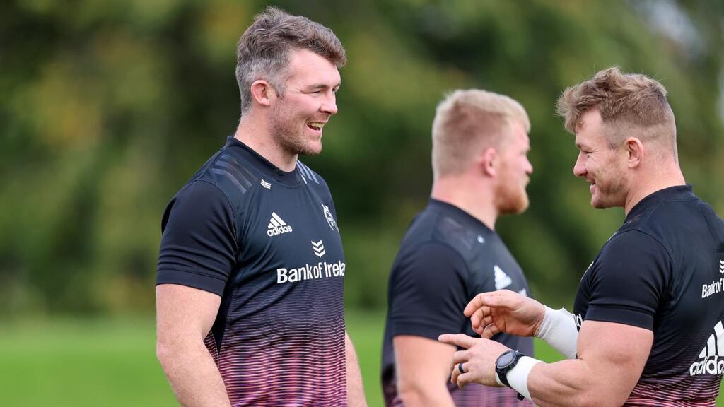 Peter O’Mahony: ‘That’s been a test as well for some of the leadership guys and the international guys who are still here. It’s been a really enjoyable couple of weeks for us.’ Photograph: Bryan Keane/Inpho