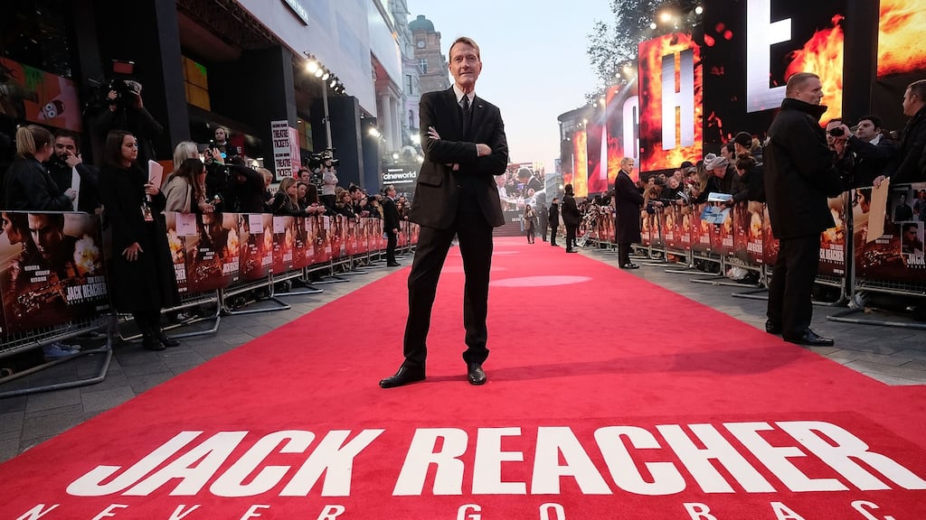 Lee Child attends the European premiere of Jack Reacher: Never Go Back in Leicester Square, London, in 2016. Photograph: Mike Marsland/ Getty Images for Paramount
