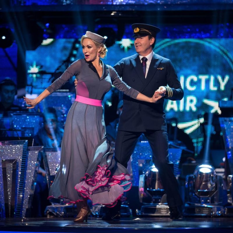Daniel O'Donnell with Kristina Rihanoff on Strictly Come Dancing in 2015. Photogrpah: Guy Levy/BBC/PA Wire