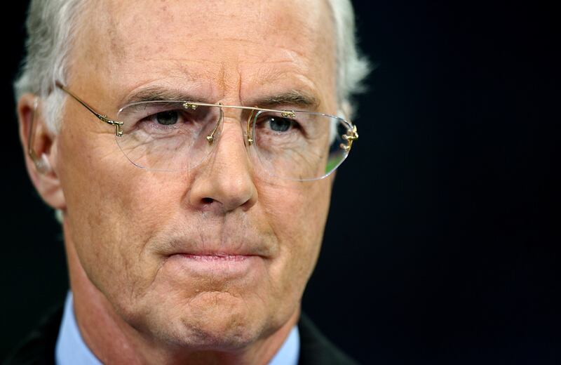 Franz Beckenbauer. Photo: Nick Potts/PA Wire.