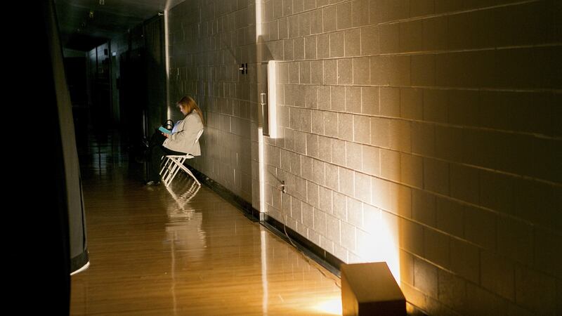 Campaign trail: Jane Sanders sits backstage at a rally in 2016. Photograph: Sam Hodgson/New York Times