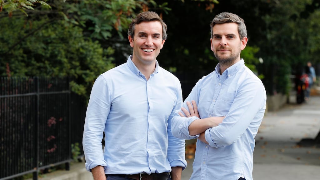 Jobbio founders John and Stephen Quinn. More than 6,000 companies are signed up to the platform. Photograph: Conor McCabe Photography