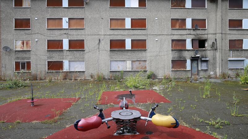 O’Devaney Gardens flat complex, Dublin. Dublin city councillors are facing pressure to reverse their decision to redevelop the site as a council-owned rental complex. Photograph: Nick Bradshaw/The Irish Times