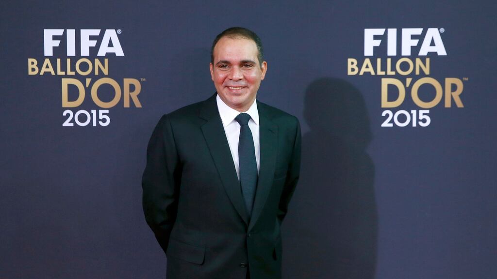 Lawyers for FIFA presidential candidate Prince Ali bin al Hussein have reportedly urged the Court of Arbitration for Sport (CAS) to suspend Friday’s vote for a new head to lead the world soccer body out of its worst ever corruption crisis. Photo: Reuters