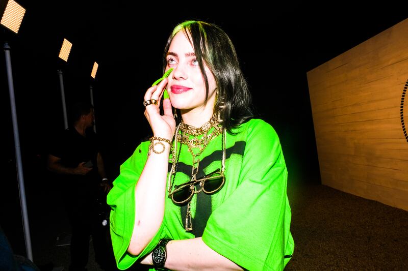 In April, more than 200 musicians or representatives, including Billie Eilish (above) and the estate of Frank Sinatra signed an open letter, which said: 'Unchecked, AI will set in motion a race to the bottom that will degrade the value of our work and prevent us from being fairly compensated for it.'