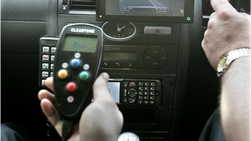 Defendant told court he did not know if he had been driving a hired van caught speeding by a Garda mobile speed detection camera. Photograph: Dara Mac Dónaill