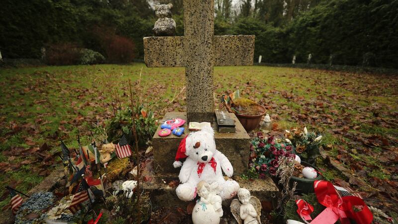 The infants’ graveyard at Sean Ross Abbey in Roscrea, Co Tipperary. Photograph: Niall Carson/PA Wire