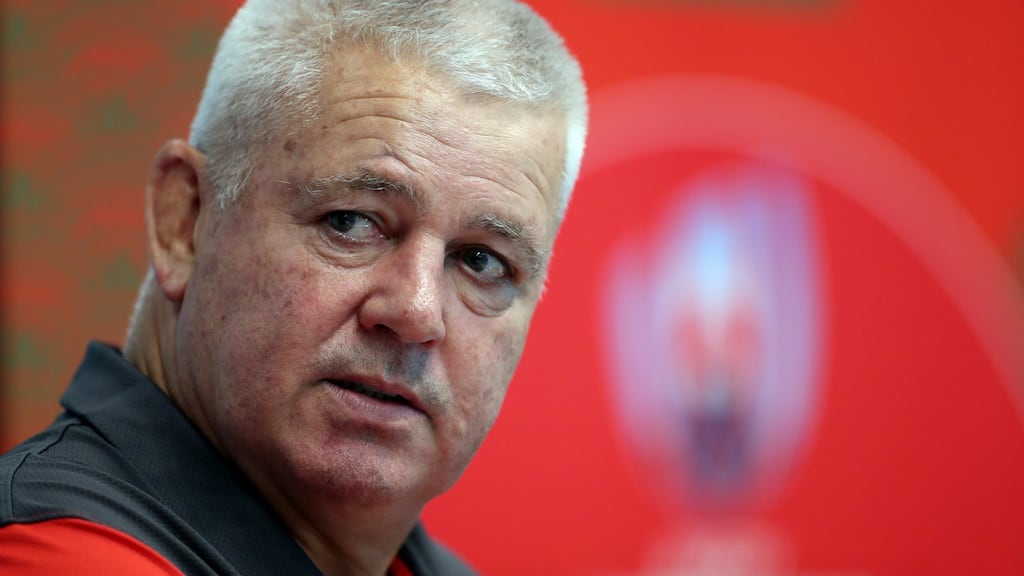 Wales coach Warren Gatland: The message we’ve been driving into the players is you’ve got two choices: we are either going home on Monday or we are here until the end of the tournament. Photograph: Getty Images