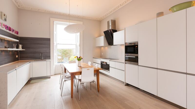 Kitchen, hall level: 90 Marlborough Road, Donnybrook, Dublin 4