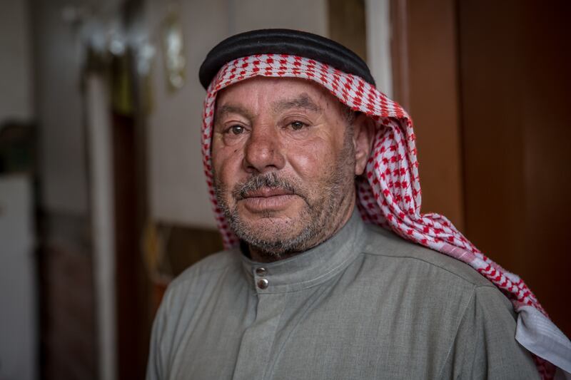 Naif Al Ali: 'We will never leave our land'. Photograph: Sally Hayden