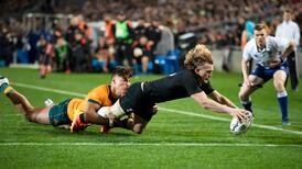 All Blacks produce second-half blitz as Australia’s Eden Park wait goes on